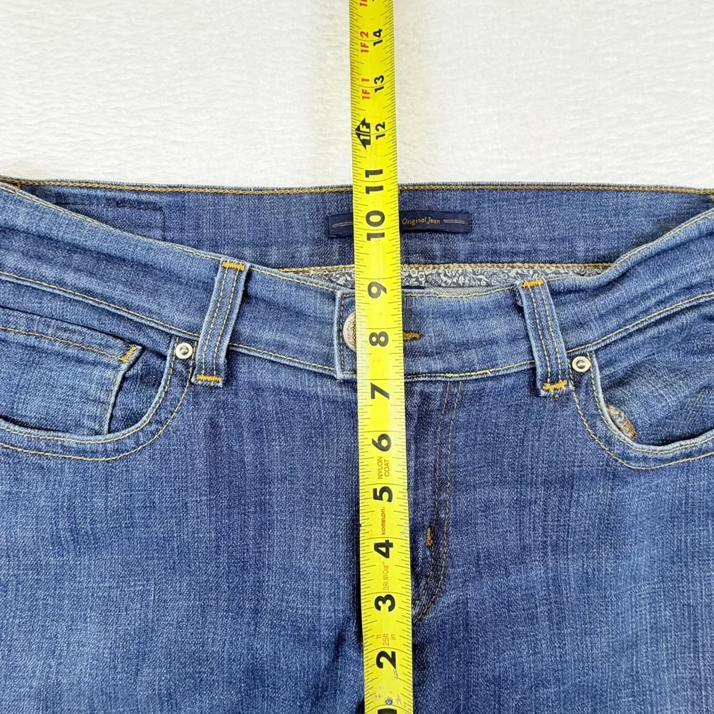 Levis 542 Tilted Flare Jeans Womens 10 Medium Blue Denim Mid‎ Rise